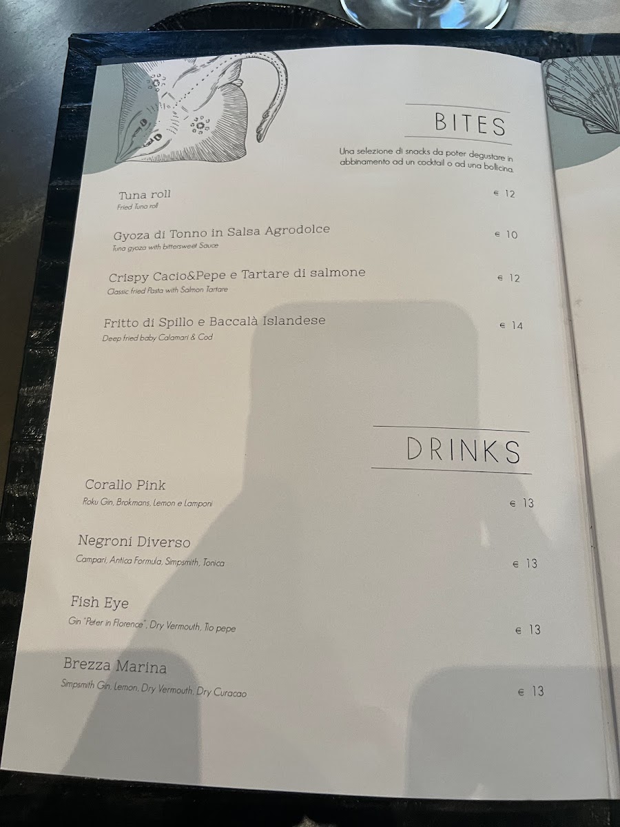 Menu Diverso Firenze • Ristorante Di Pesce-2