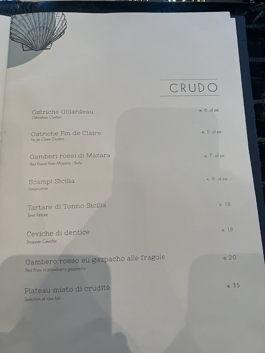 Menu Diverso Firenze • Ristorante Di Pesce-4